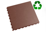 DALLE PVC ÉCO-RECYCLÉ MARRON - JOINTS INVISIBLES