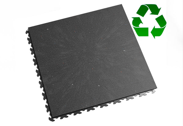 DALLE PVC ÉCO-RECYCLÉ NOIR - JOINTS INVISIBLES