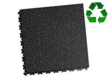 DALLE PVC "GRANITE" ÉCO-RECYCLÉ NOIR - JOINTS INVISIBLES