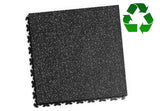 DALLE PVC "GRANITE" ÉCO-RECYCLÉ NOIR - JOINTS INVISIBLES