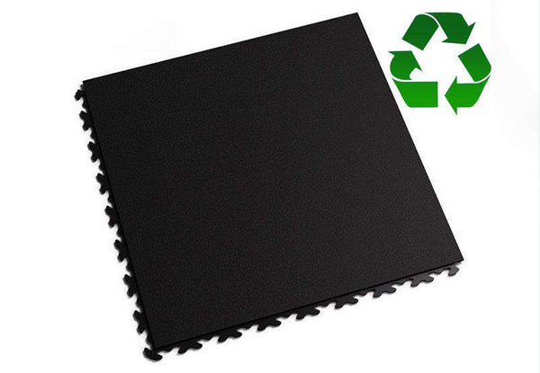 DALLE PVC ÉCO-RECYCLÉ NOIR - JOINTS INVISIBLES - PROMO-SOLS 