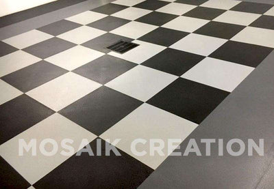 DALLE PVC NOIR - JOINTS INVISIBLES - PROMO-SOLS 