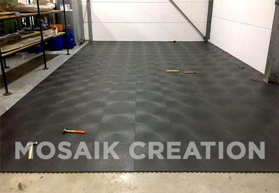 Dalles PVC pour SOL Garage Atelier - Traitement Hydrocarbures