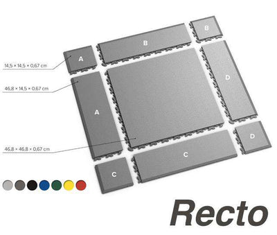 DALLE PVC ÉCO-RECYCLÉ GRIS - JOINTS INVISIBLES - PROMO-SOLS 