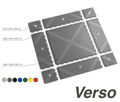 DALLE PVC ÉCO-RECYCLÉ NOIR - JOINTS INVISIBLES - PROMO-SOLS 