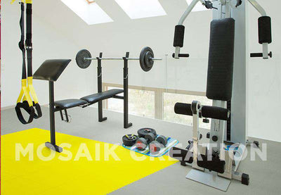 DALLE PVC "INDUSTRY" CUIR GRIS CLAIR - PROMO-SOLS 