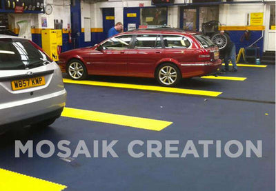 DALLE PVC "INDUSTRY" CUIR NOIR ÉCO-RECYCLÉ - PROMO-SOLS 